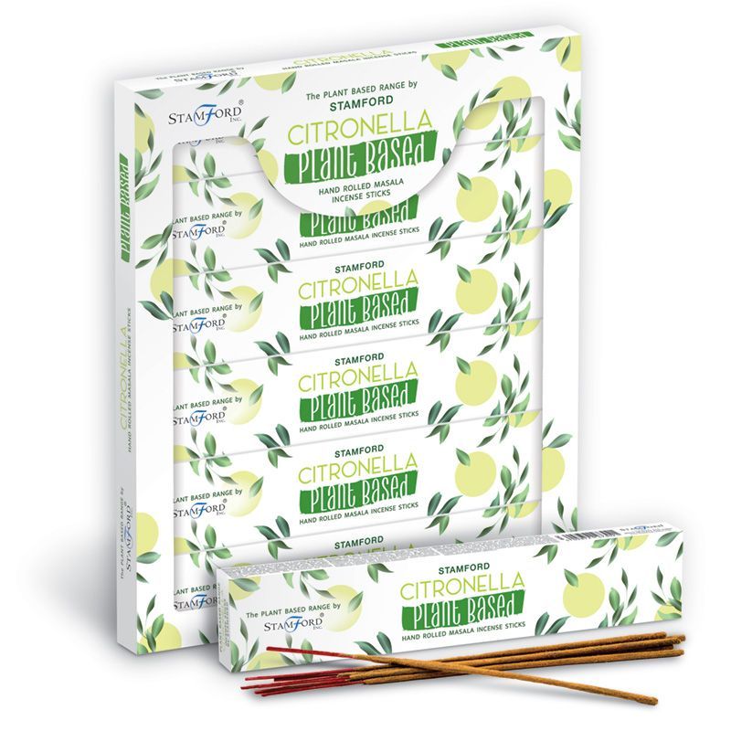 Plantaardige Masala Wierookstokjes - Citronella