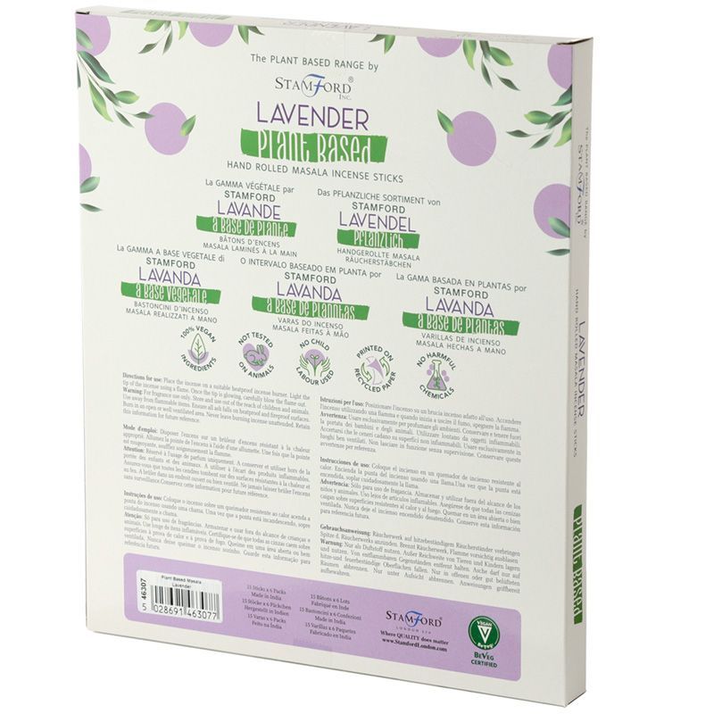 Plantaardige Masala Wierookstokjes - Lavendel