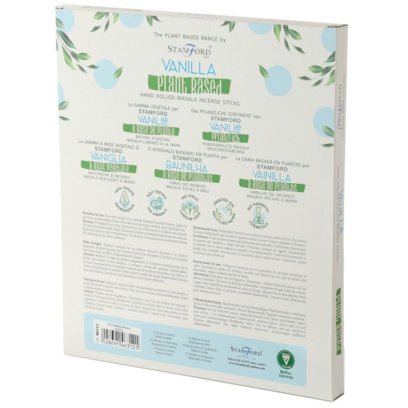 Plantaardige Masala Wierookstokjes - Vanille