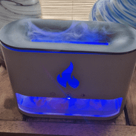 Blaze Aroma Diffuser - Himalayazoutkamer - USB-C - Vlameffect (Zout niet inbegrepen)