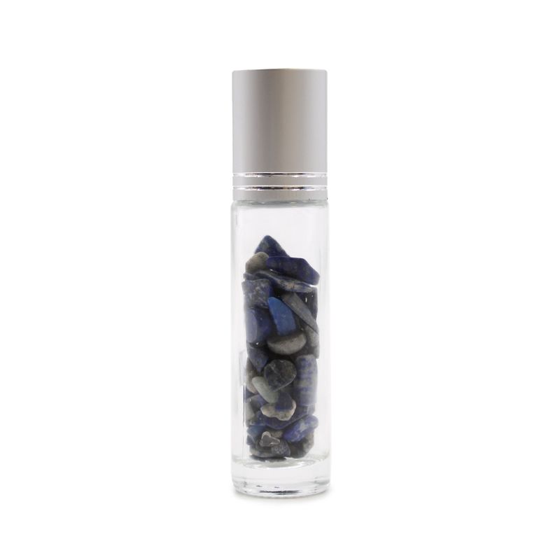 Roller fles- Sodaliet  - Zilver dop