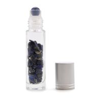 Roller fles- Sodaliet  - Zilver dop