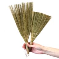 Set van 4 - Pampas Lange Bezem - Natuurlijke gemengde maten