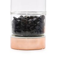 Kristallen glazen Thee-ei Fles- Rosé Goud - Onyx