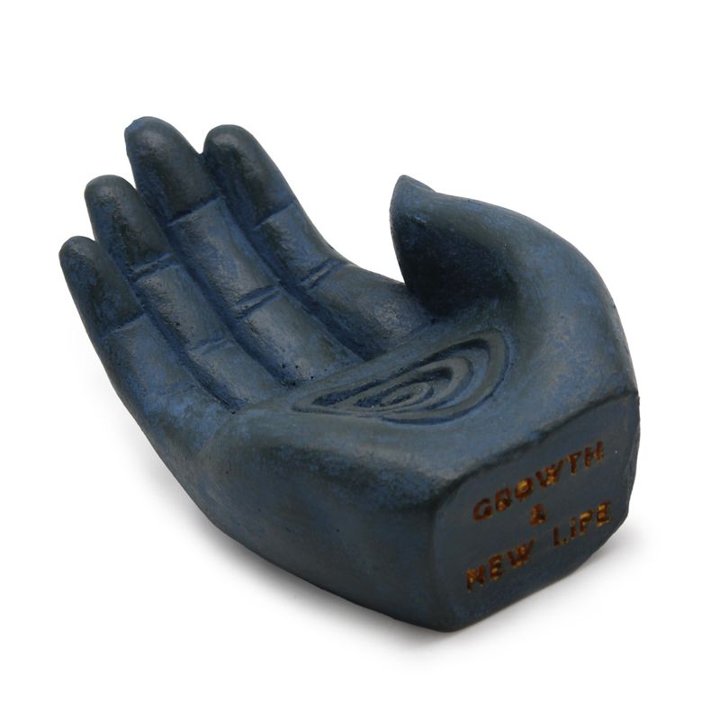 Hand Wierookbrander - Vruchtbaarheid (blauw)