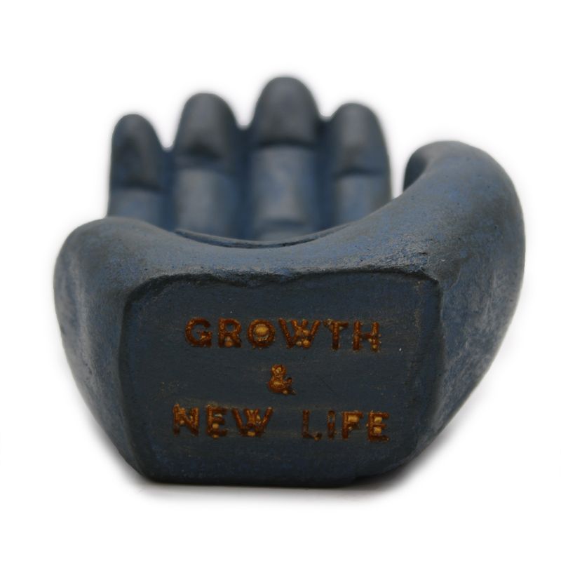 Hand Wierookbrander - Vruchtbaarheid (blauw)