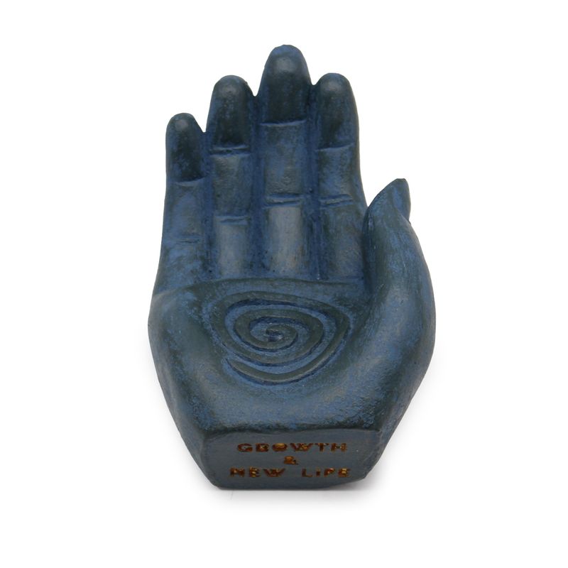 Hand Wierookbrander - Vruchtbaarheid (blauw)