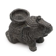 Olifant Wierook & Kandelaar (zwart antiek)