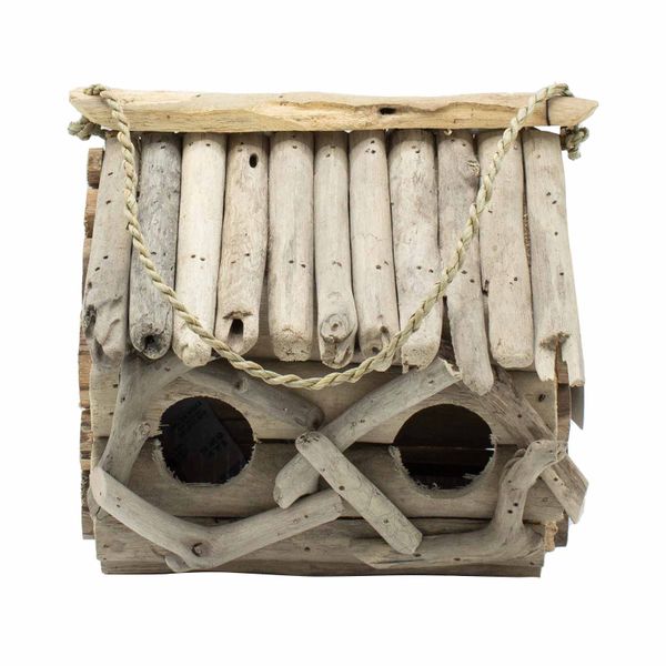 Driftwood Vogelhuisje - Dubbel