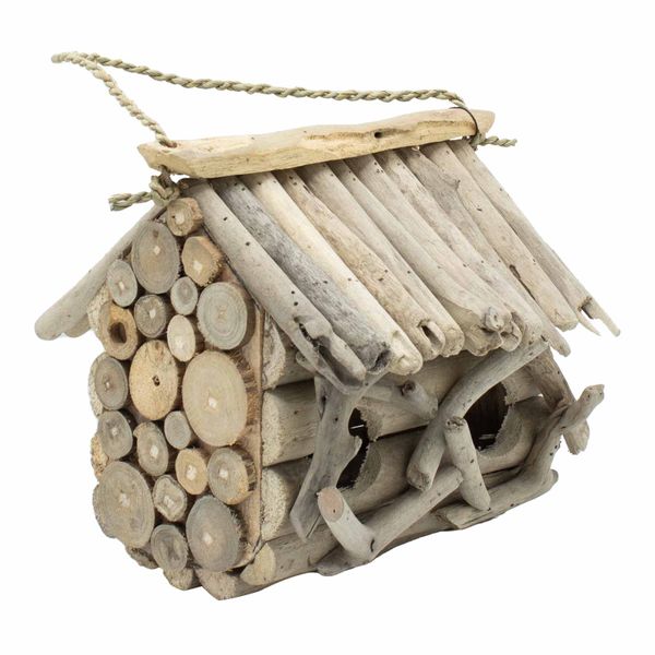 Driftwood Vogelhuisje - Dubbel