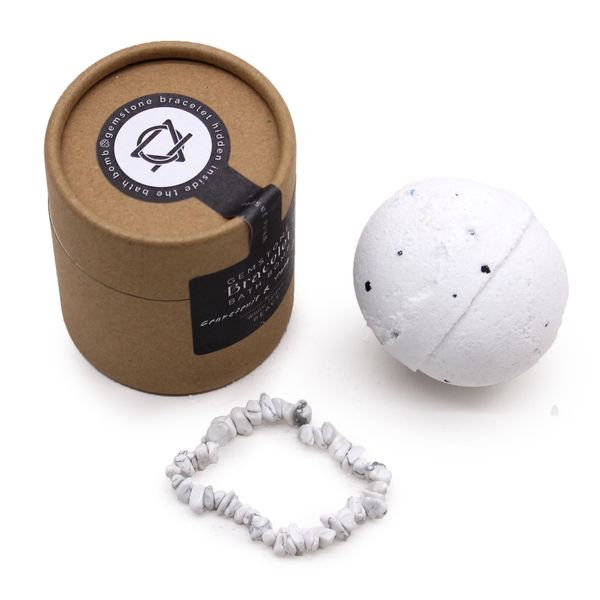 Witte Jaspis Edelsteen Armband Badbom