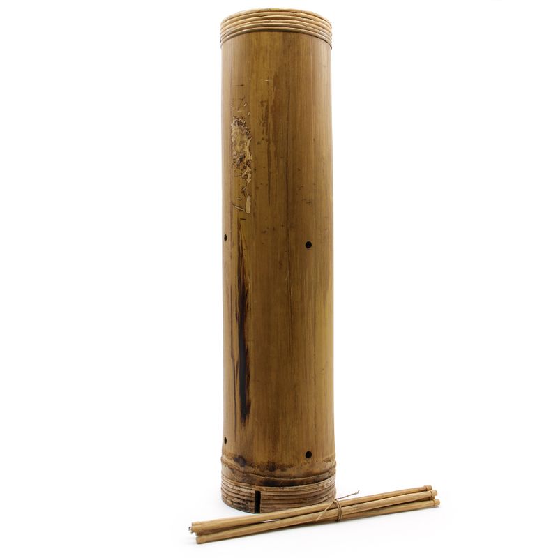 Bamboe Display Buisstandaard 8 Pinnen - 68x15cm