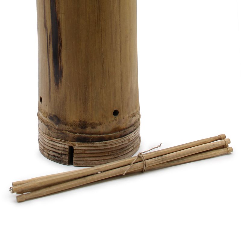 Bamboe Display Buisstandaard 8 Pinnen - 68x15cm