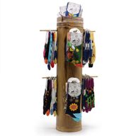 Bamboe Display Buisstandaard 8 Pinnen - 68x15cm