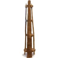 Naturel Teakhouten Hoekmeubel 4 planken - 135 cm hoog
