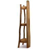 Naturel Teakhouten Hoekmeubel 3 planken - 90cm hoog