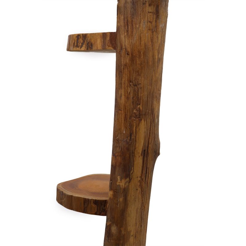 Naturel Teakhouten Houtplank Display 3 planken 100cm hoog