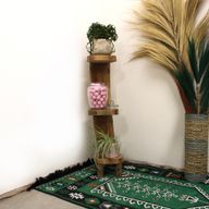 Naturel Teakhouten Houtplank Display 3 planken 100cm hoog