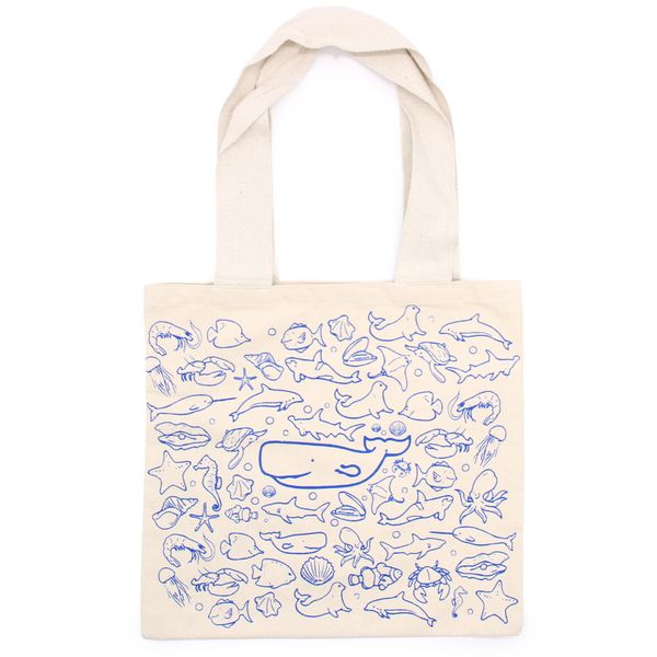 Grote katoenen boodschappentas - 38x42cm - Zeeleven- 10oz