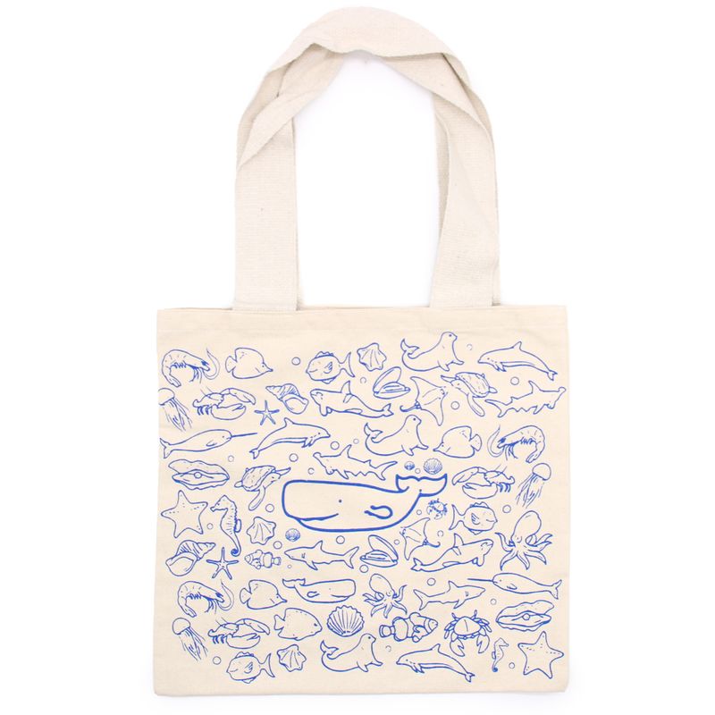 Grote katoenen boodschappentas - 38x42cm - Zeeleven- 10oz