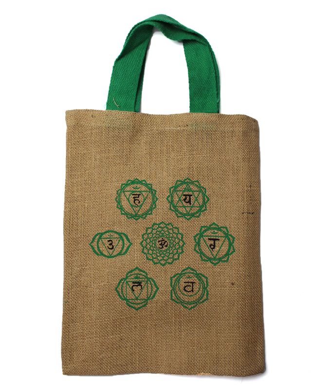 Jute draagtas - 5 verschillende mystieke ontwerpen
