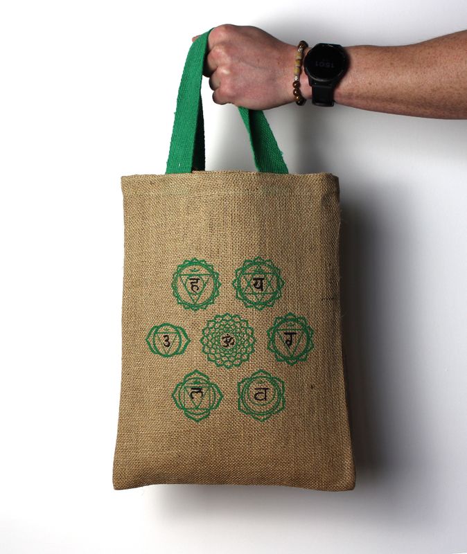 Jute draagtas - 5 verschillende mystieke ontwerpen