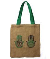 Grote jute draagtas - 2 verschillende ontwerpen