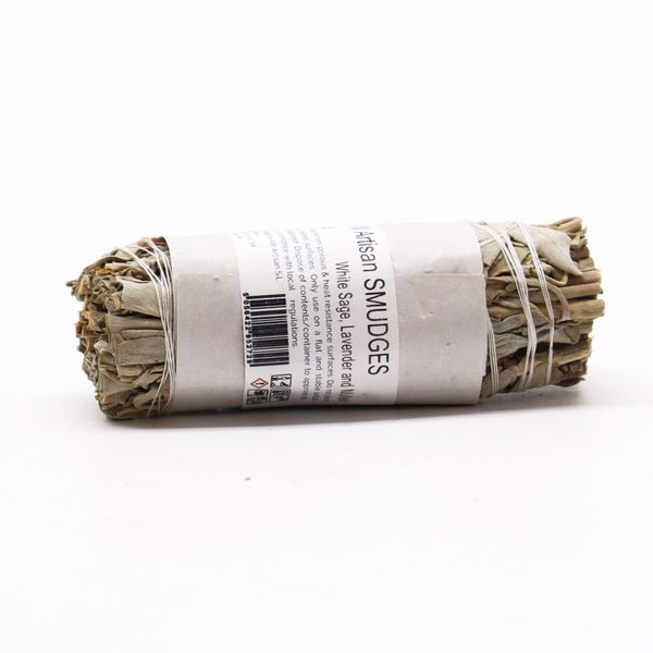 Smudge Stick - Witte Salie, Lavendel en Koningskaars