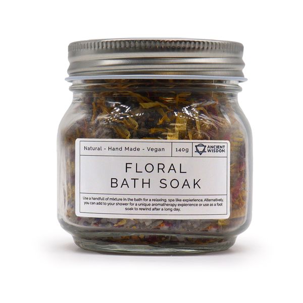 Bloemen Bad Soak- Natuurlijk - 140g