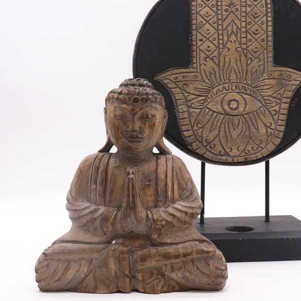 Buddha Feng Shui Set - Hamsa - Grijs