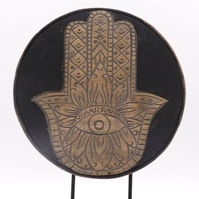 Buddha Feng Shui Set - Hamsa - Grijs