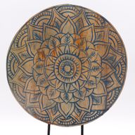 Buddha Feng Shui Set - Bloem Mandala - Blauw