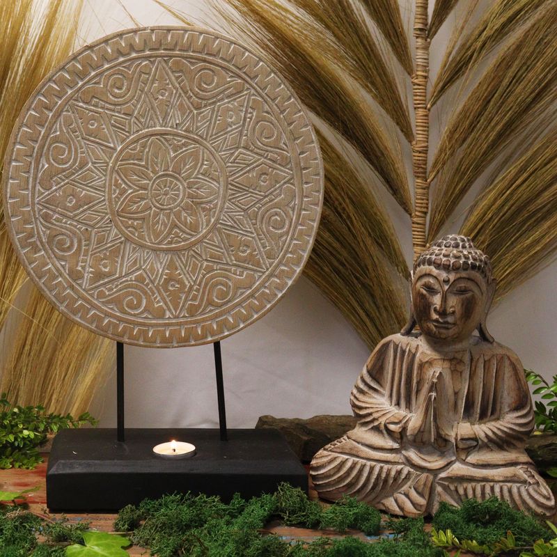 Buddha Feng Shui Set - Klassieke Mandala - Natuurlijk