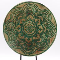 Buddha Feng Shui Set - Mandala - Groen