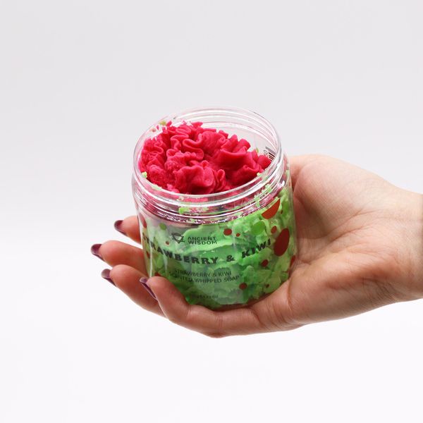 Aardbei & Kiwi Slagroomzeep 120g