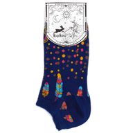 S/M Hop Hare Bamboe Enkelsokken (36-40) - Indiase Veren