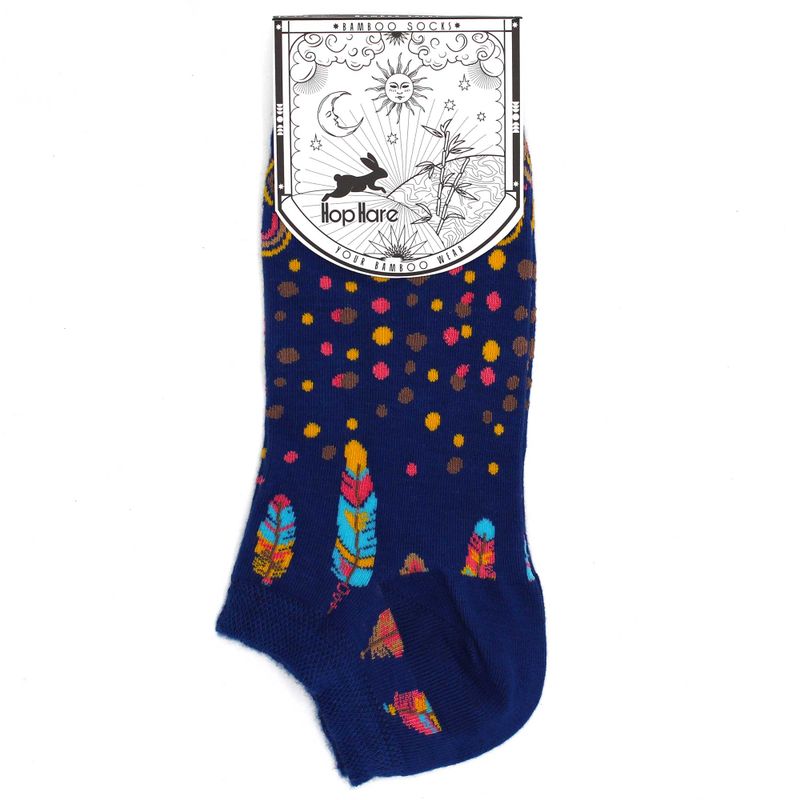 S/M Hop Hare Bamboe Enkelsokken (36-40) - Indiase Veren