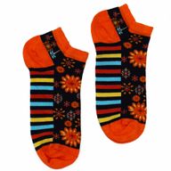 S/M Hop Hare Bamboe Enkelsokken (36-40) - Mandala Bloemen