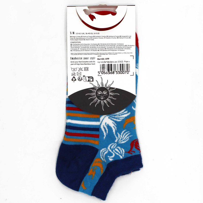 S/M Hop Hare Bamboe Enkelsokken (36-40) - Phoenix