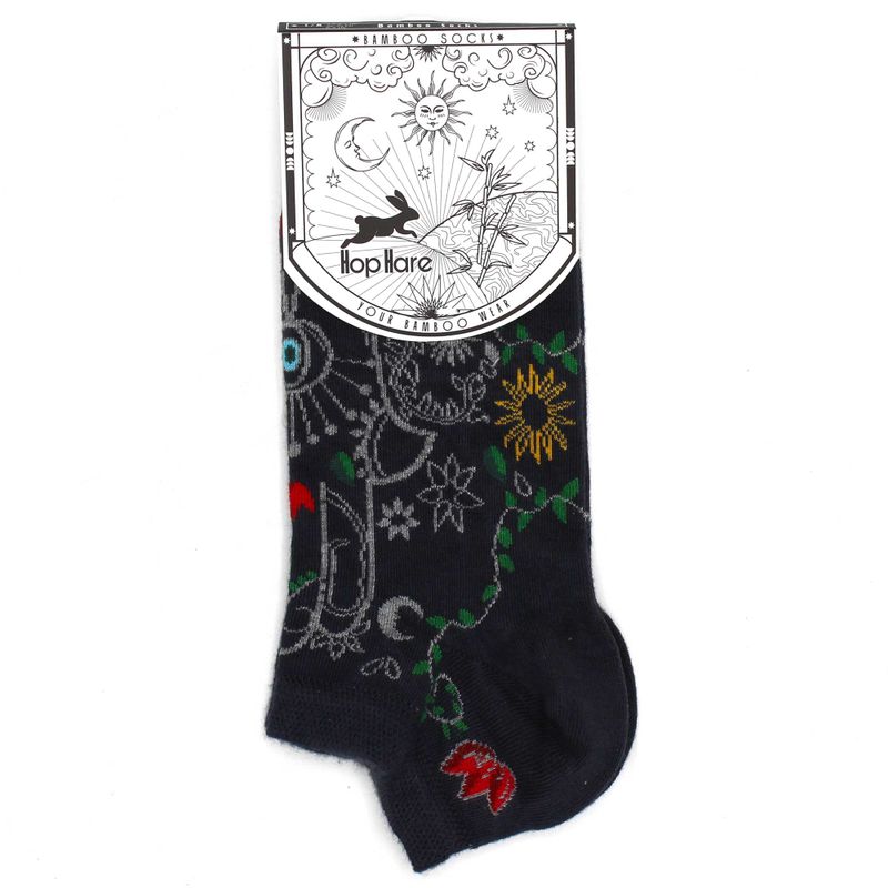 S/M Hop Hare Bamboe Enkelsokken (36-40) - Hamsa