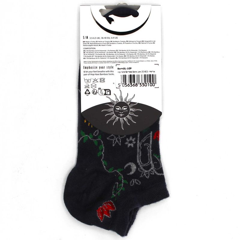 S/M Hop Hare Bamboe Enkelsokken (36-40) - Hamsa