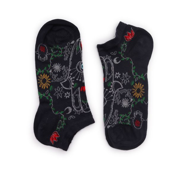 S/M Hop Hare Bamboe Enkelsokken (36-40) - Hamsa