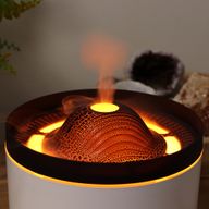 Grote Aroma Diffuser met Vulkaaneffect (stekker) Twee Kleuren