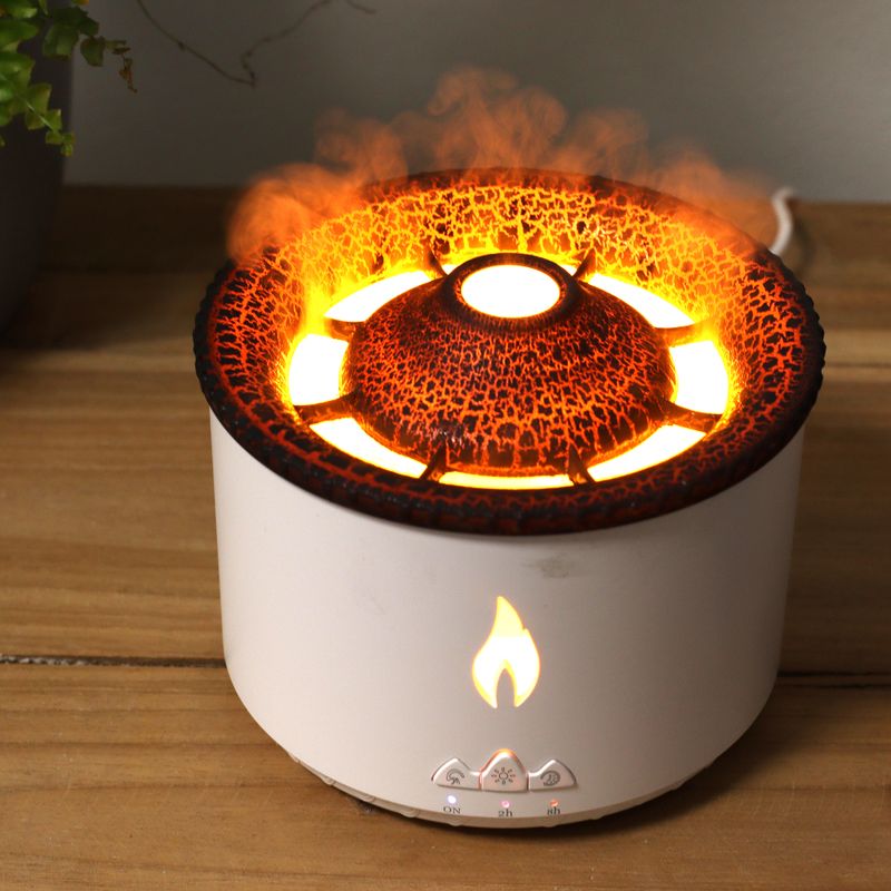 Middelgrote Aroma Diffuser met Vulkaaneffect (stekker) Twee Kleuren