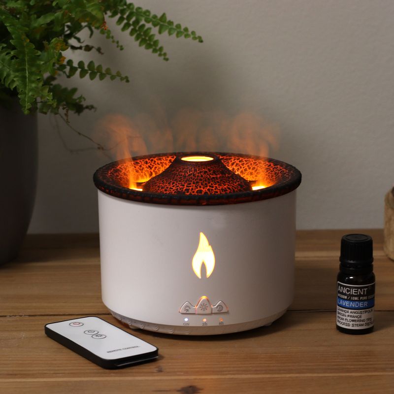 Middelgrote Aroma Diffuser met Vulkaaneffect (stekker) Twee Kleuren