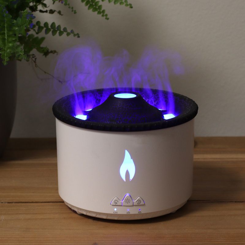 Middelgrote Aroma Diffuser met Vulkaaneffect (stekker) Twee Kleuren