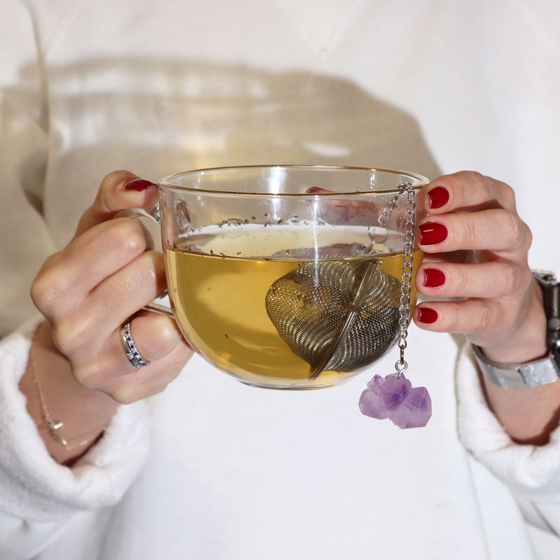 Rauwe Kristal Edelsteen Theezeefje - Mookaite
