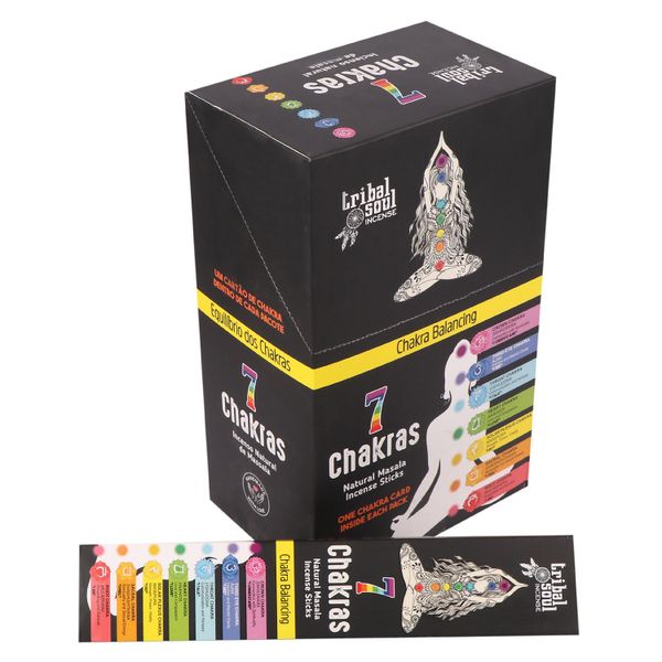 Tribal Soul Wierook  - 7 chakra's met berichtkaart