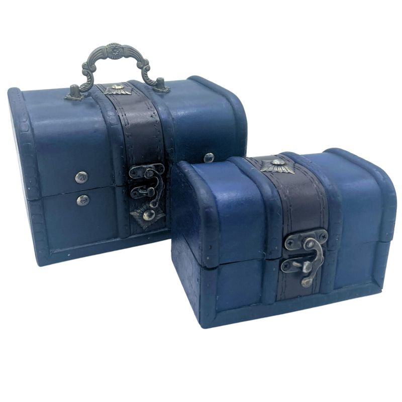 Schatkist - Set van 2 - Teal (blauwgroen)