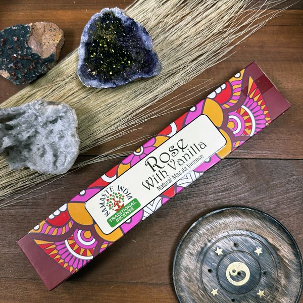 Namaste Mandala Masala Wierook - Roos met Vanille